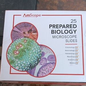 AMSCOPE PREPARED BIOLOGY SLIDES